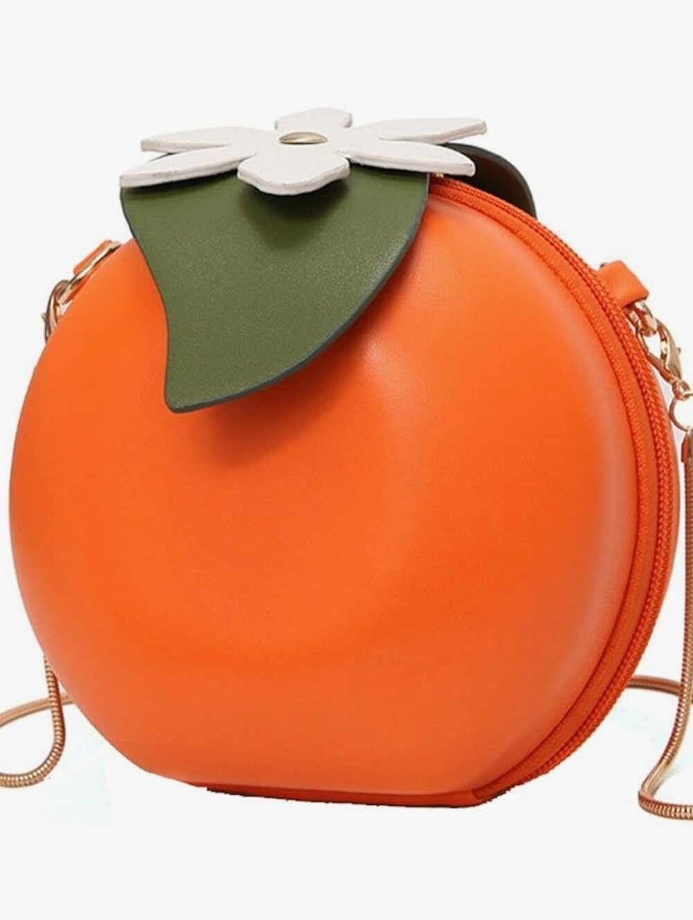 Milata Novelty Orange Shaped Crossbody Clutch Purse - Picture 2 of 11